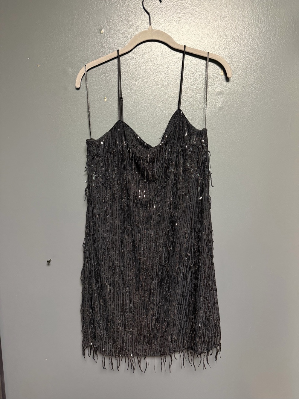 NWT Target A New Day Sparkly Sequin Fringe Flapper Dress M